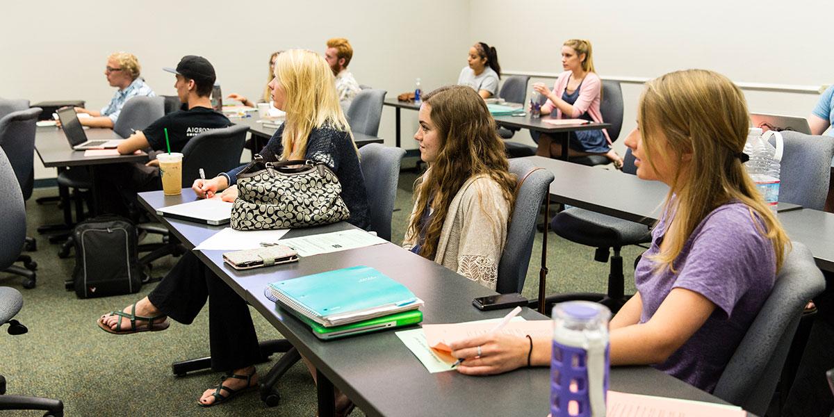 CUI students in a classroom